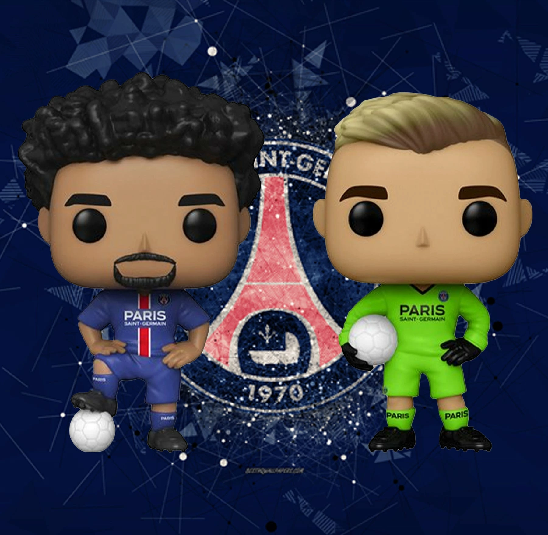 Hot Sale ???? Paris Saint-Germain Funko Pop! Set Of 2 (Keylor Navas & Marquinhos) ???? 1 Hot Sale ???? Paris Saint-Germain Funko Pop! Set Of 2 (Keylor Navas & Marquinhos) ????
