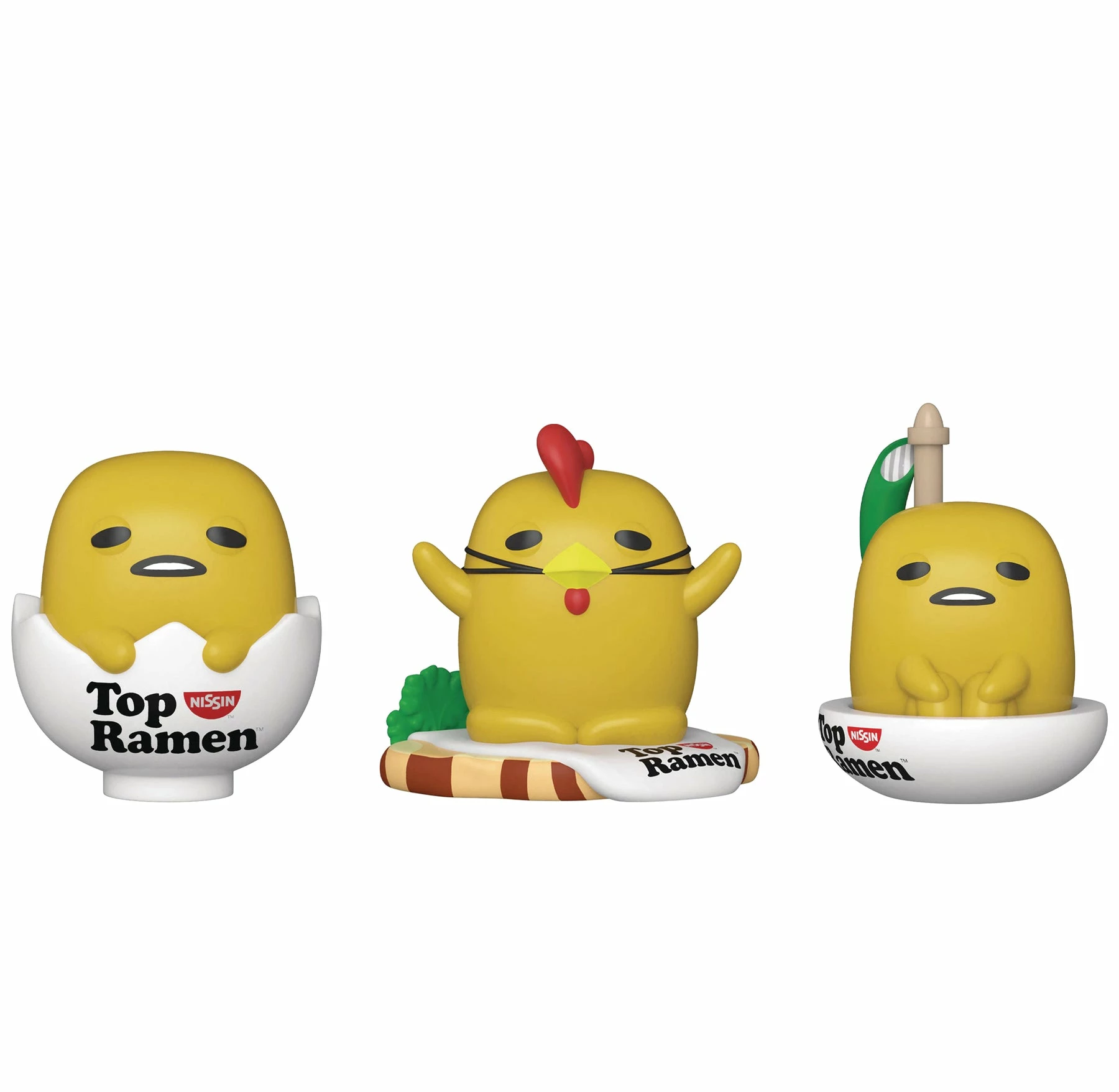 Promo ???? Gudetama X Top Ramen Funko Pop! Set Of 3 ???? 2 Promo ???? Gudetama X Top Ramen Funko Pop! Set Of 3 ???? - Image 2