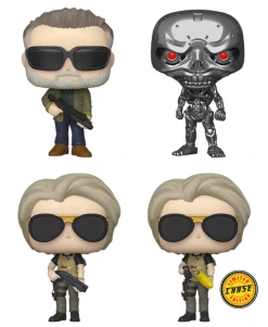 Discount ⌛ Terminator Dark Fate Funko Pop! Complete Set Of 4 CHASE Included ????